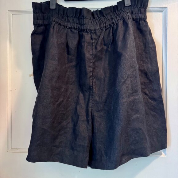 Amazon The Drop Priya Pull-on Linen Short XL - Picture 2 of 4